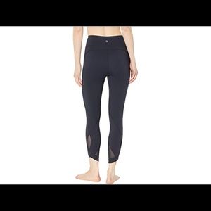 Manduka Black Mesh Leggings Small